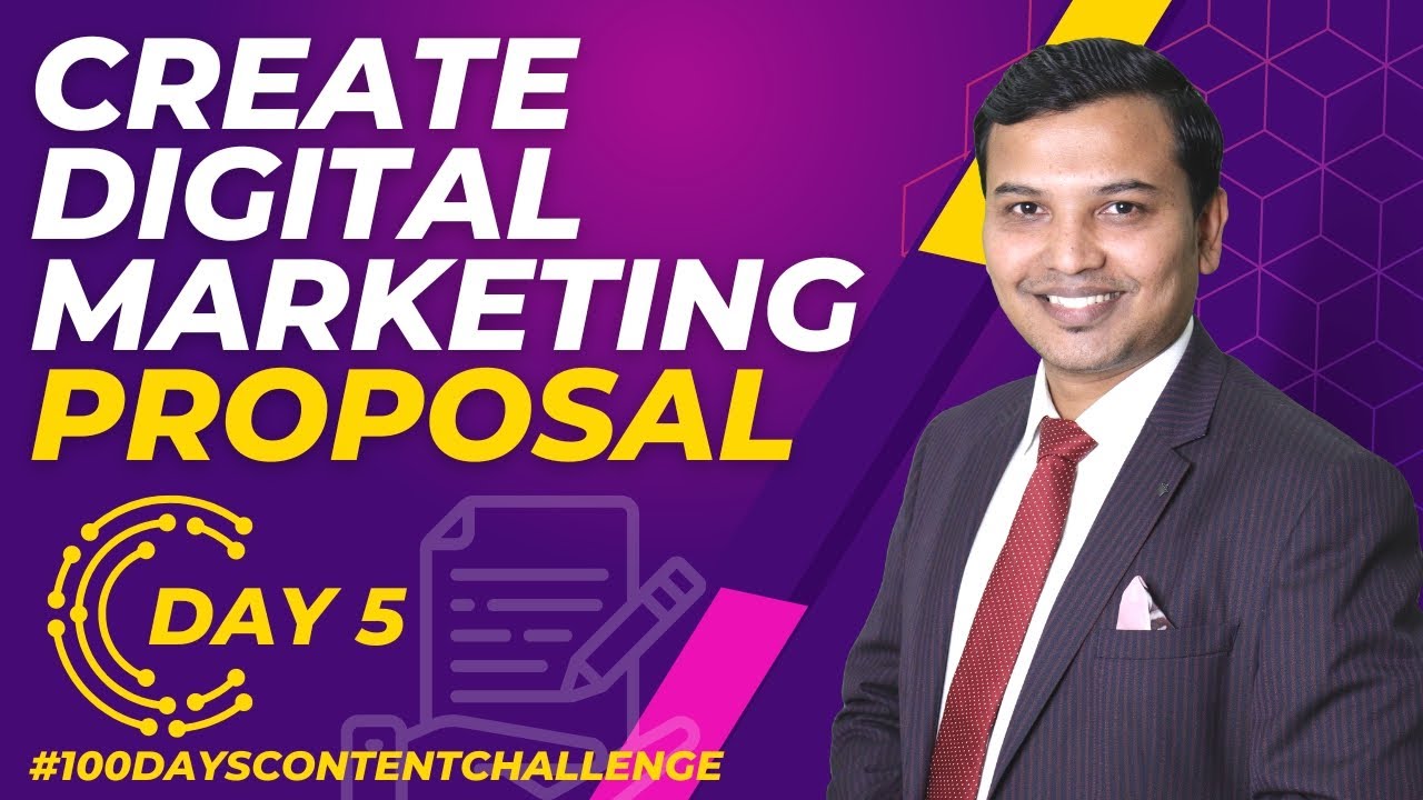 How To Create Digital Marketing Business Proposal | Template | Sample For Clients