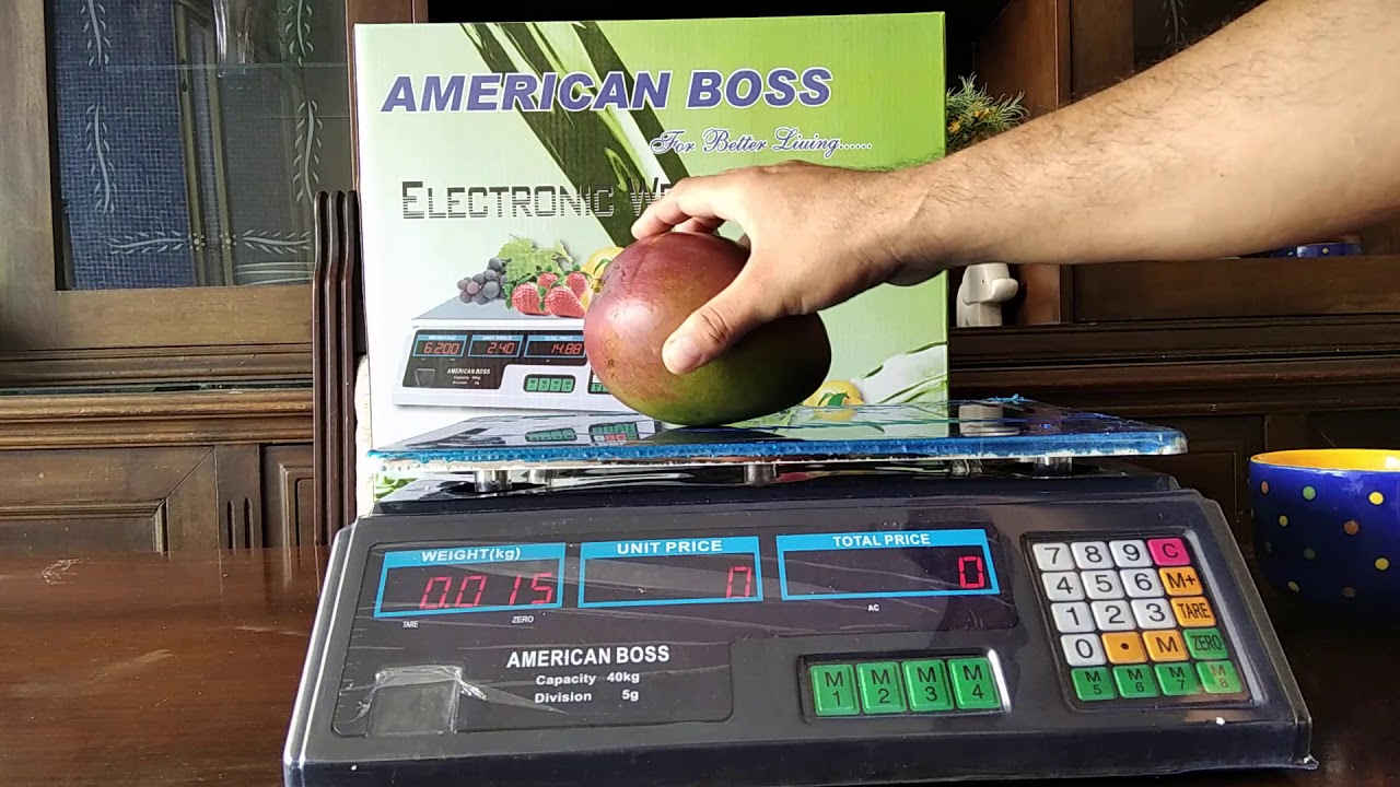 Tutorial básico del uso de su Balanza American Boss 40kg
