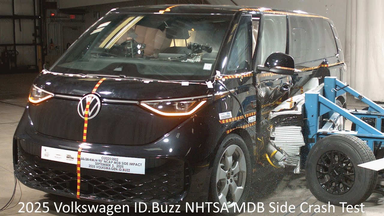 2025-2026 Volkswagen ID. Buzz NHTSA MDB Side Crash Test