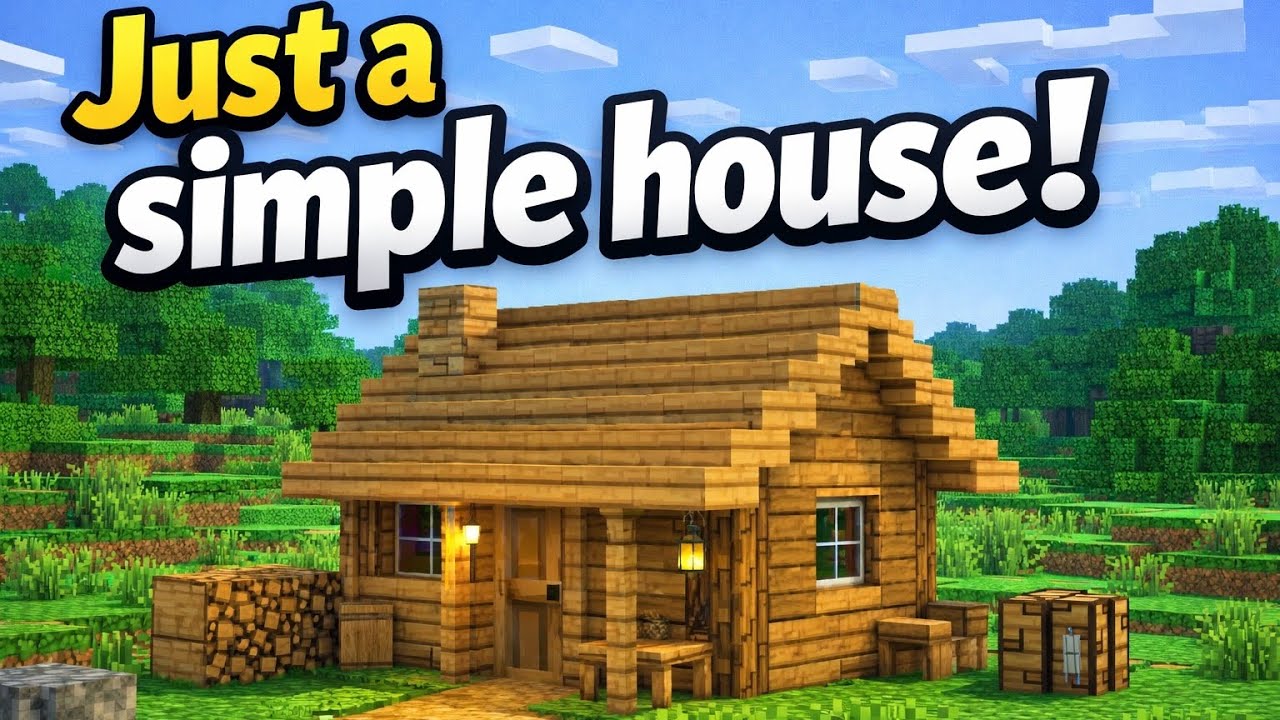 Just a Simple House in Minecraft! 🏠✨But Infinite  doors😮