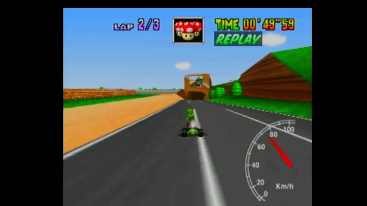 MK64 Time Trials Luigi Raceway 3lap 1'41'