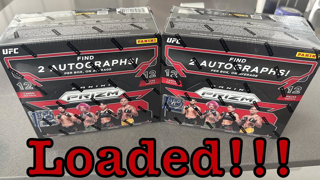 2023 Panini UFC Prizm FOTL Hobby Box - Big Rookie Hits! 2 Autographs inside the box!