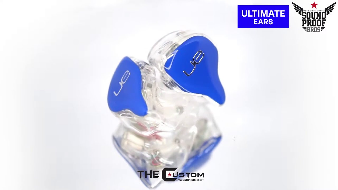 Ultimate Ears Pro : UE 18+ Pro with Solid Blue Faceplate By Soundproofbros