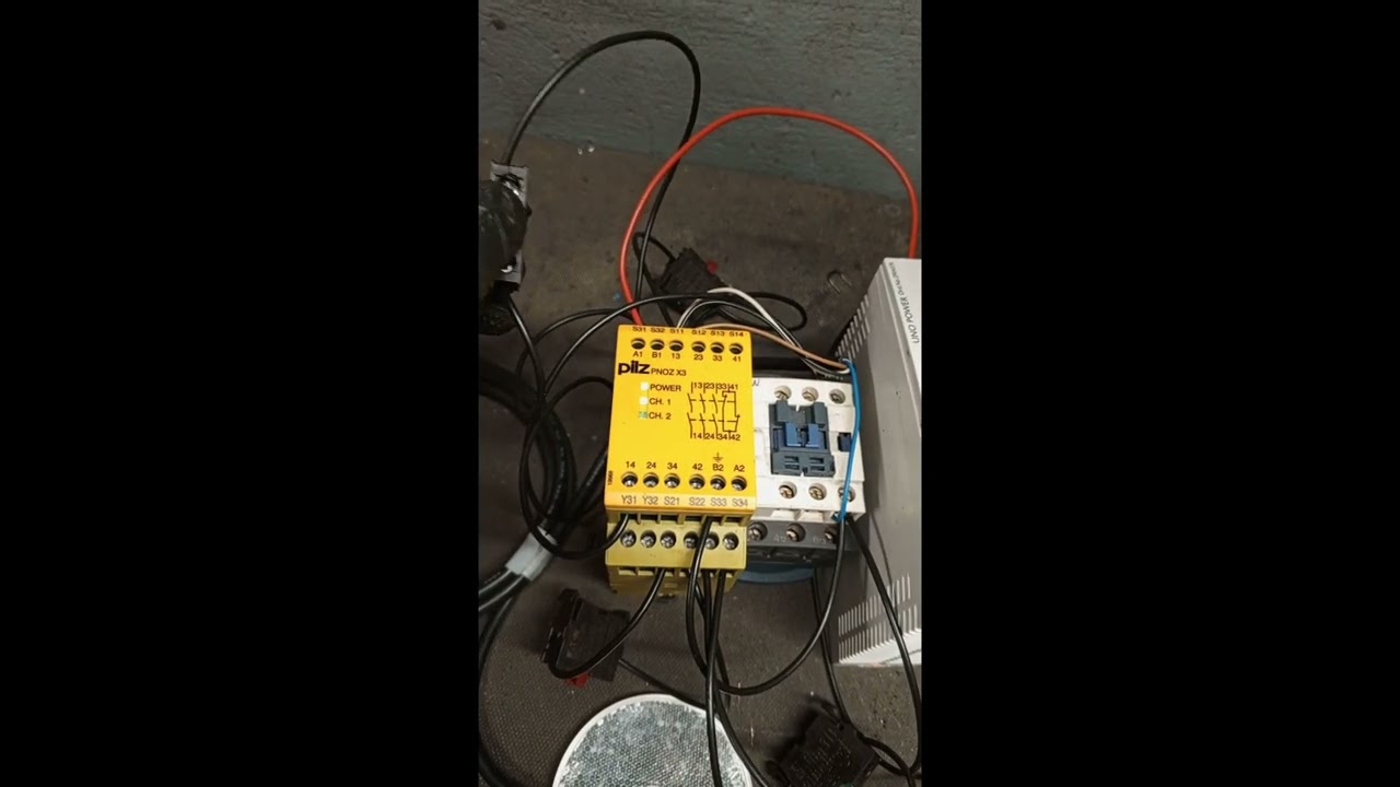 PILZ PNOZ X3 WIRING CONNECTION