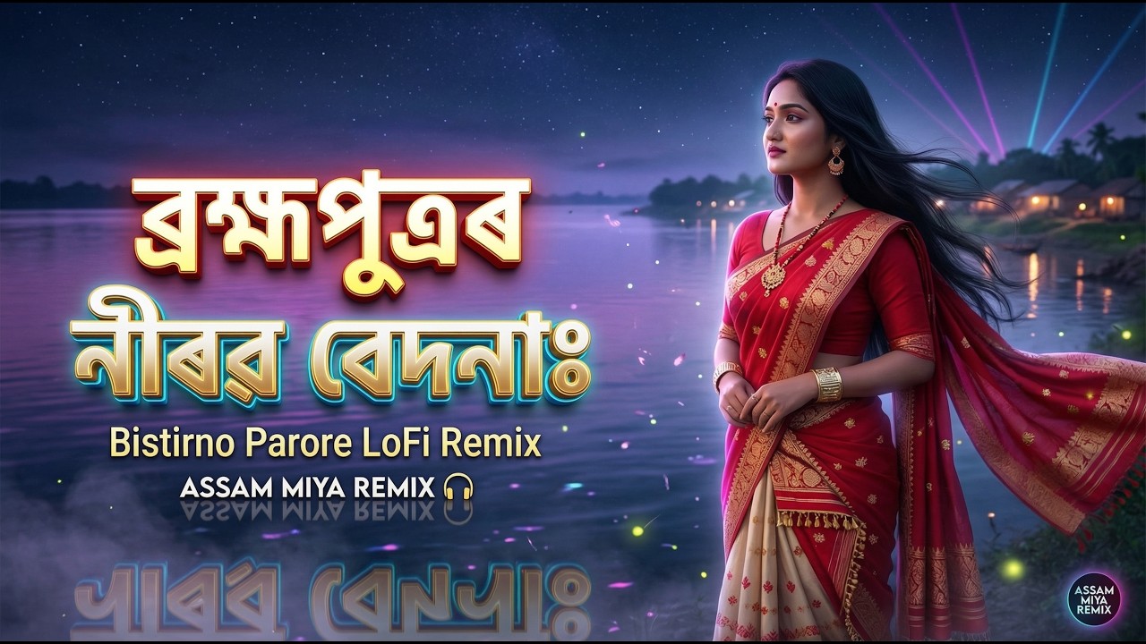 বিস্তীৰ্ণ পাৰৰে | Bistirno Parore LoFi EDM Remix | Assamese Emotional Song Remix | ASSAM MIYA REMIX