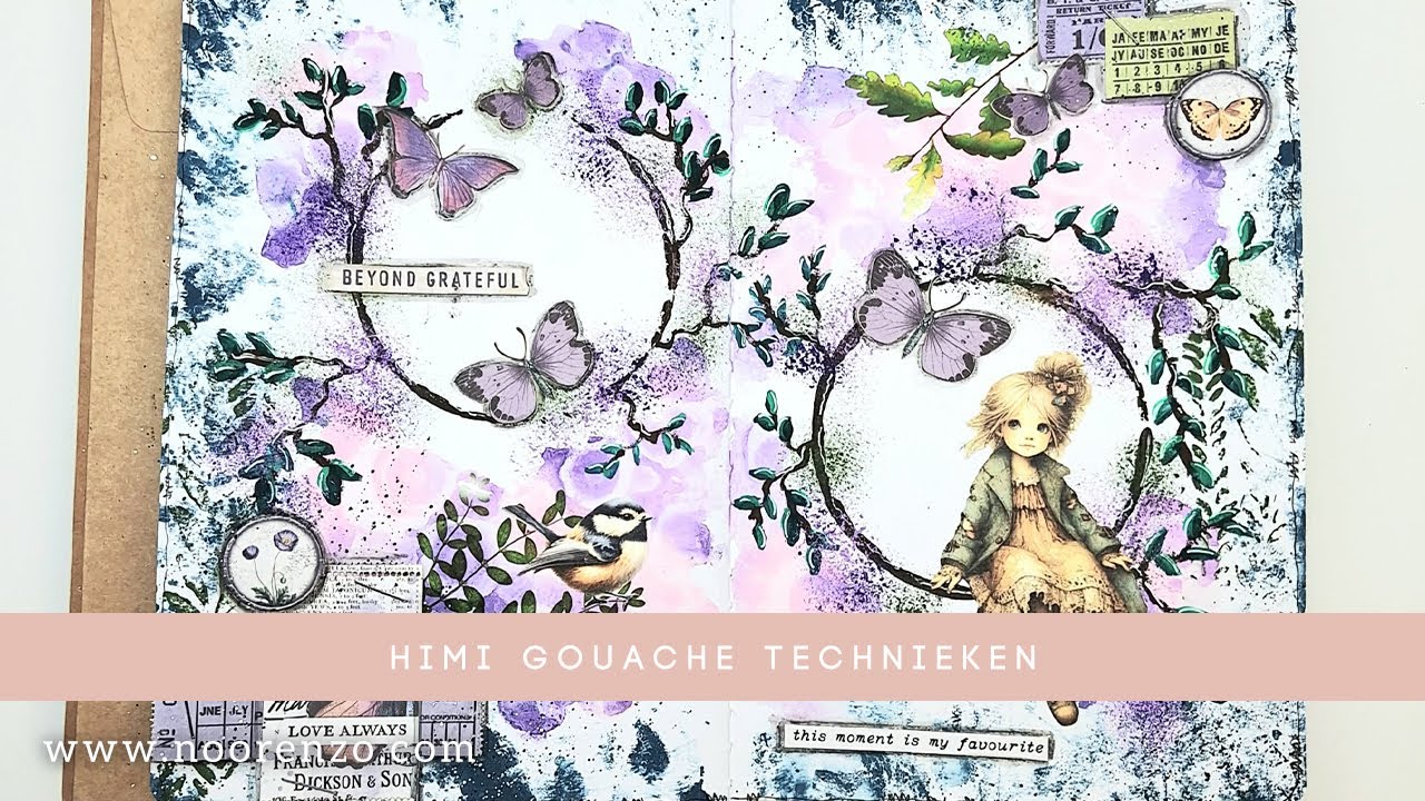 Himi Gouache technieken door Natalie