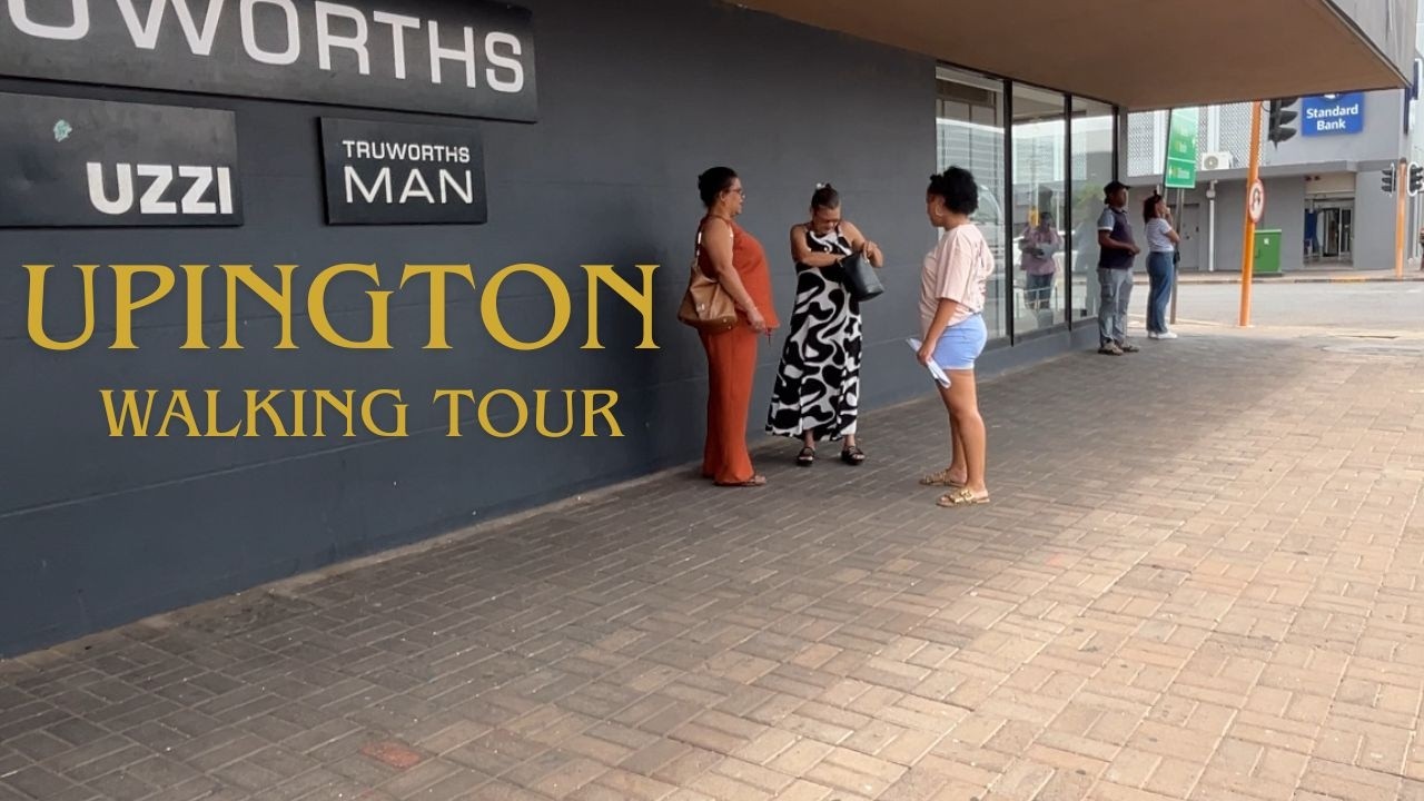 Walking Tour through Upington City Centre - Nothern Cape, South Africa