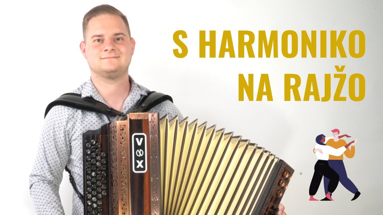 S HARMONIKO NA RAJŽO | Original izvajalec: Lojze Slak | Igranje harmonike