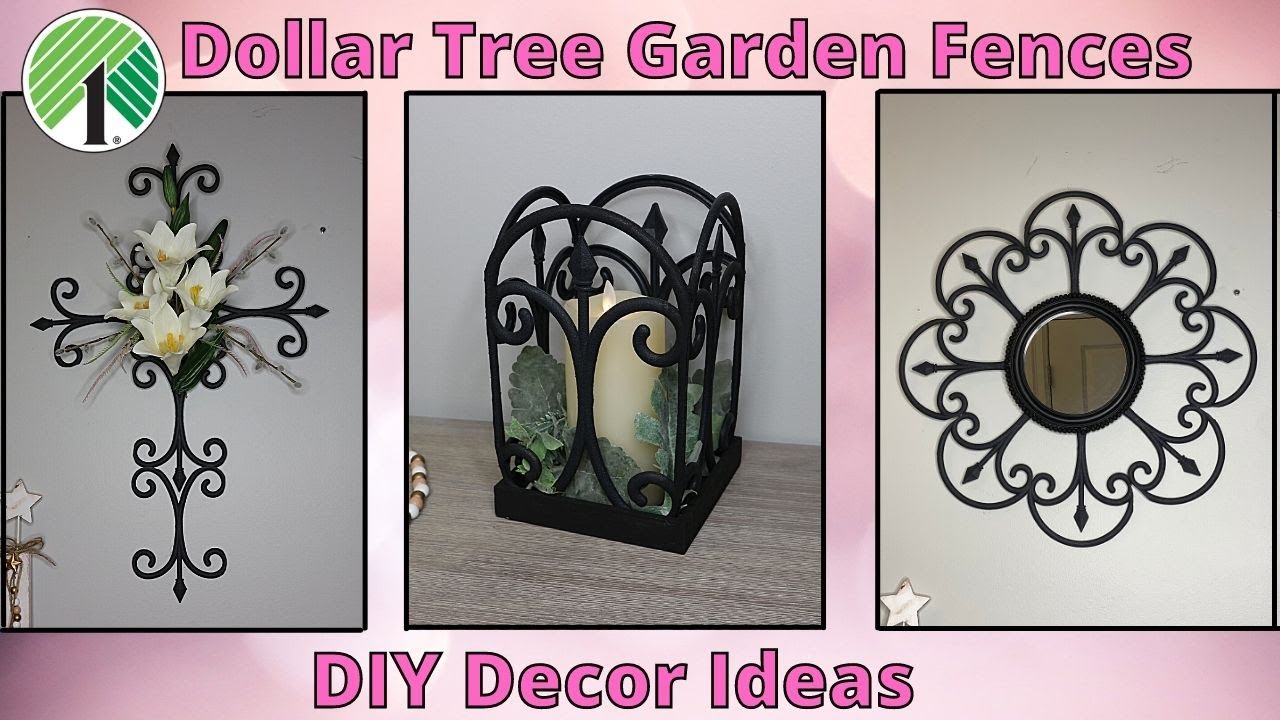 Dollar Tree Garden Fences DIY Decor Ideas | High End DIY Projects | Try It Tuesday