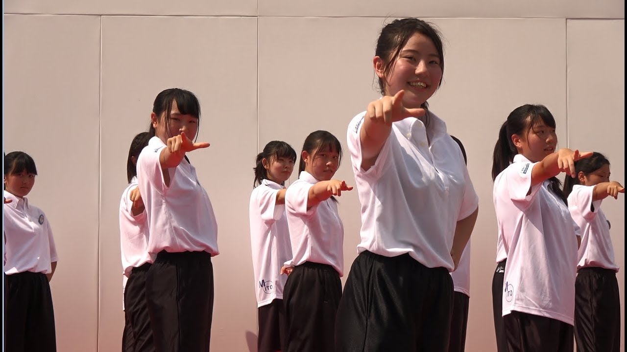 常磐大学高等学校ダンス部8回目 国体ダンス『そして未来へ』@水戸黄門まつり2018