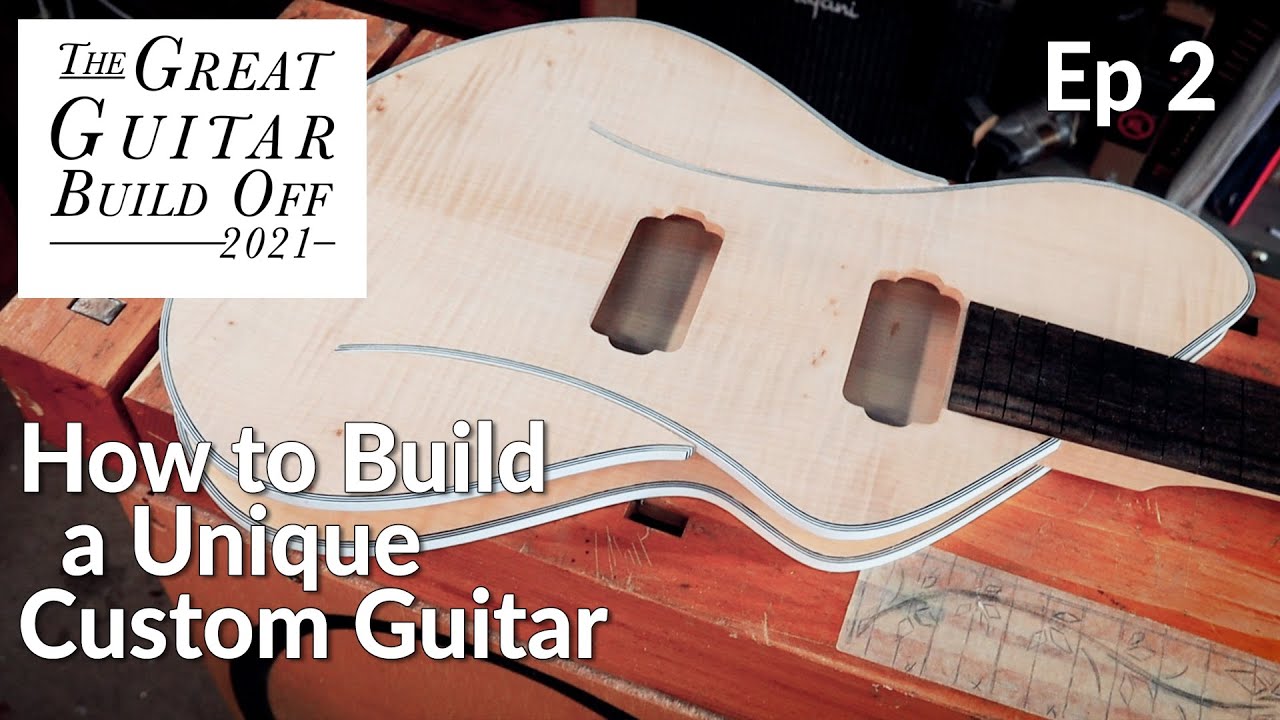 Ep. 2 - How to Build a Unique Custom Guitar - Easy Inlay Design?  Ben Crowe GGBO Invitational 2021