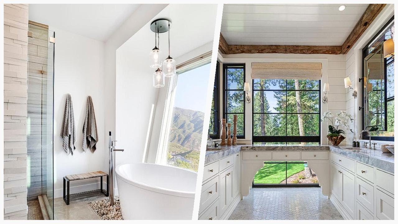75 Rustic White Bathroom Design Ideas You'll Love 😊