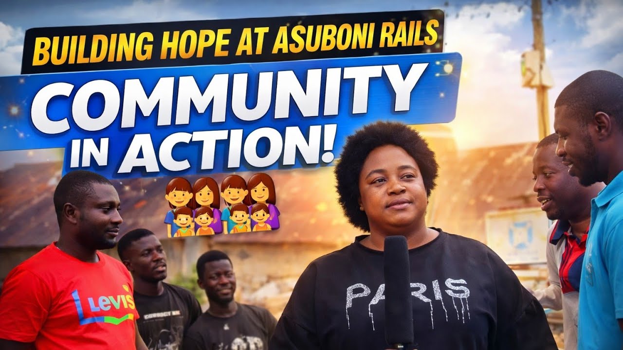 BUILDING HOPE AT ASUBONI RAILS | COMMUNITY IN ACTION......👨‍👩‍👧‍👧👨‍👩‍👧‍👧👨‍👩‍👧‍👧