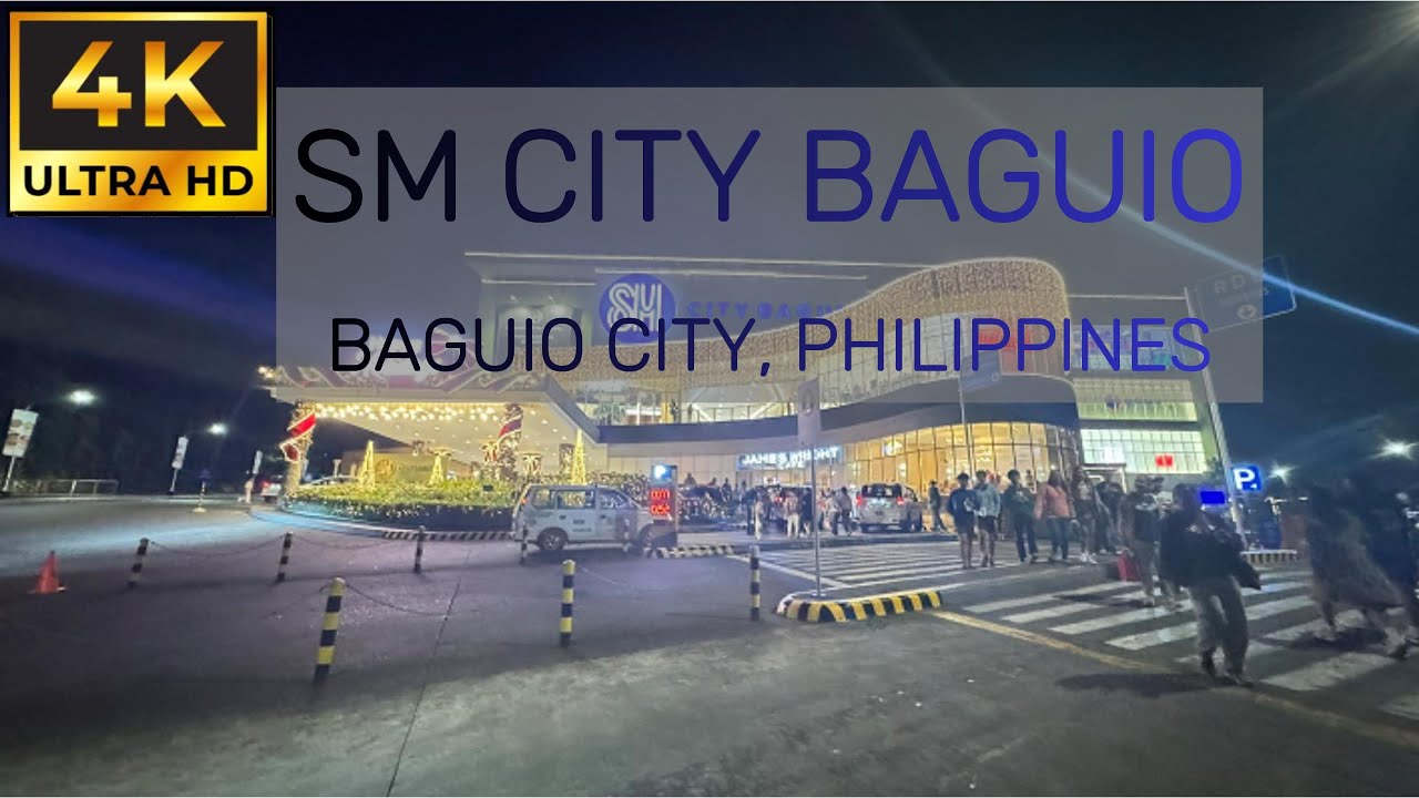 Baguio City - SM City Baguio Evening Walk Tour | Cool Climate Mall Experience 🍃