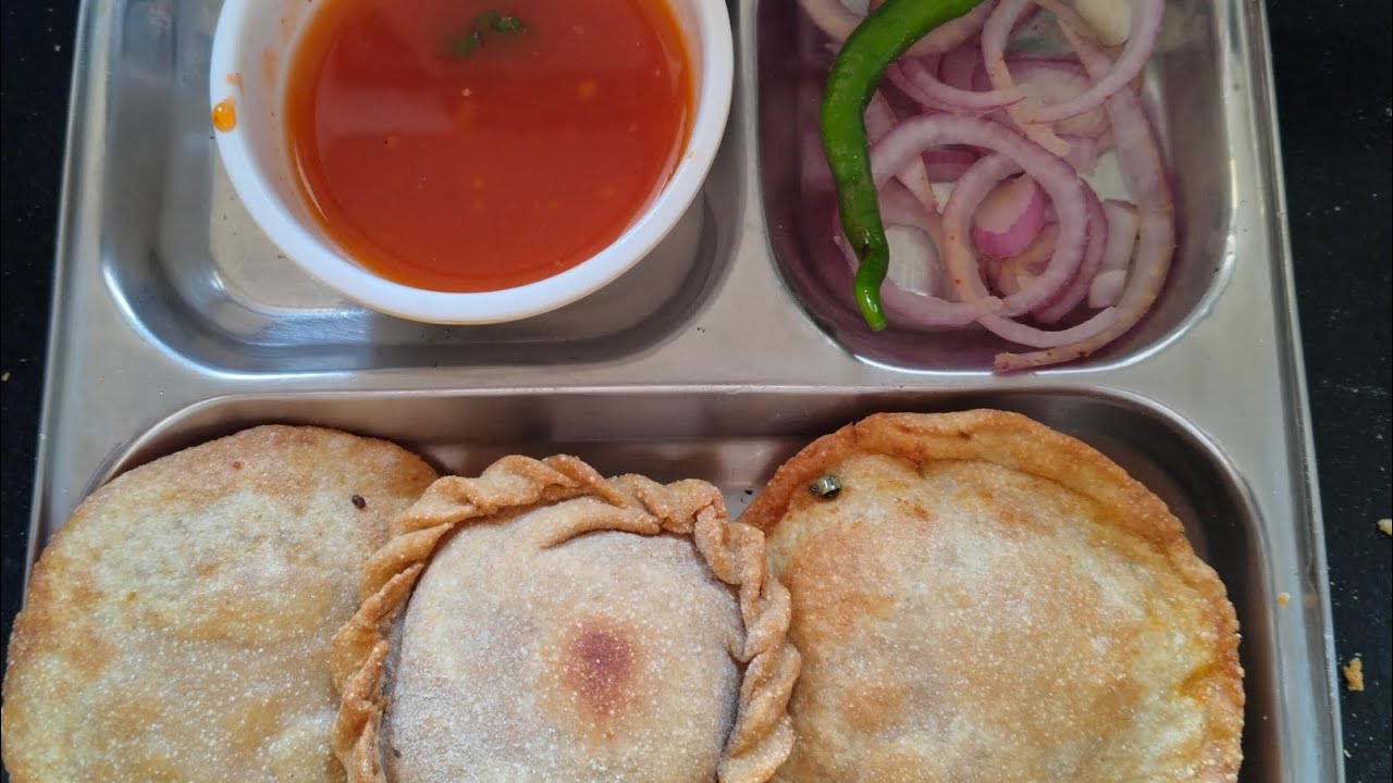 Today's breakfast stuff puri🥙🥟