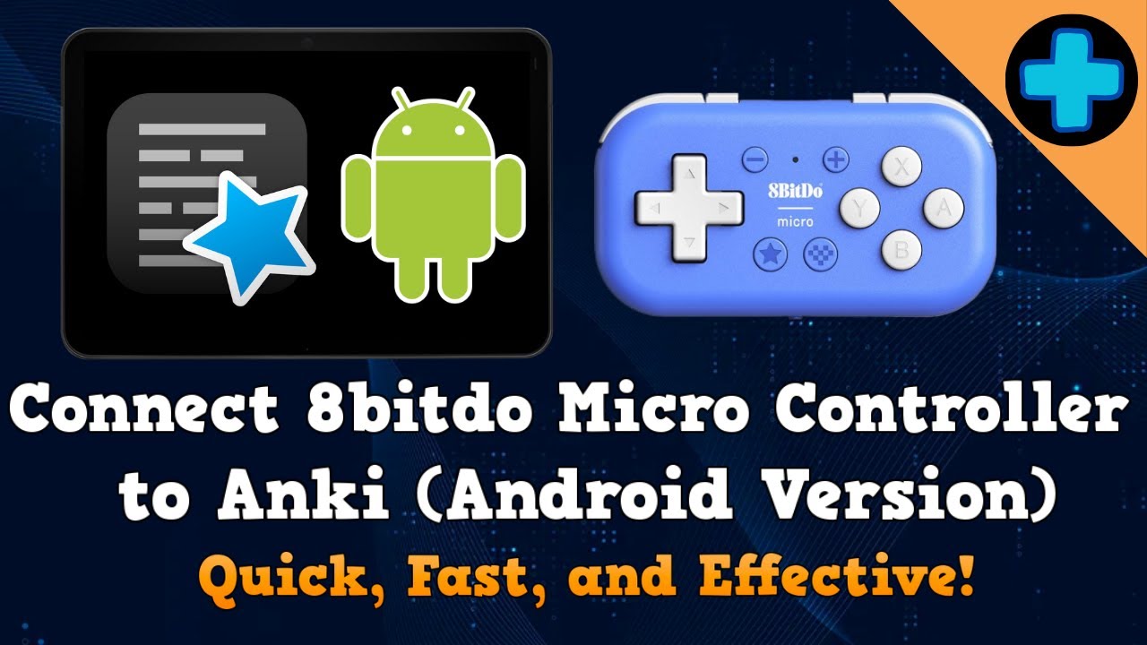 Connect a 8Bitdo Micro Controller to AnkiDroid (Anki Android Version)