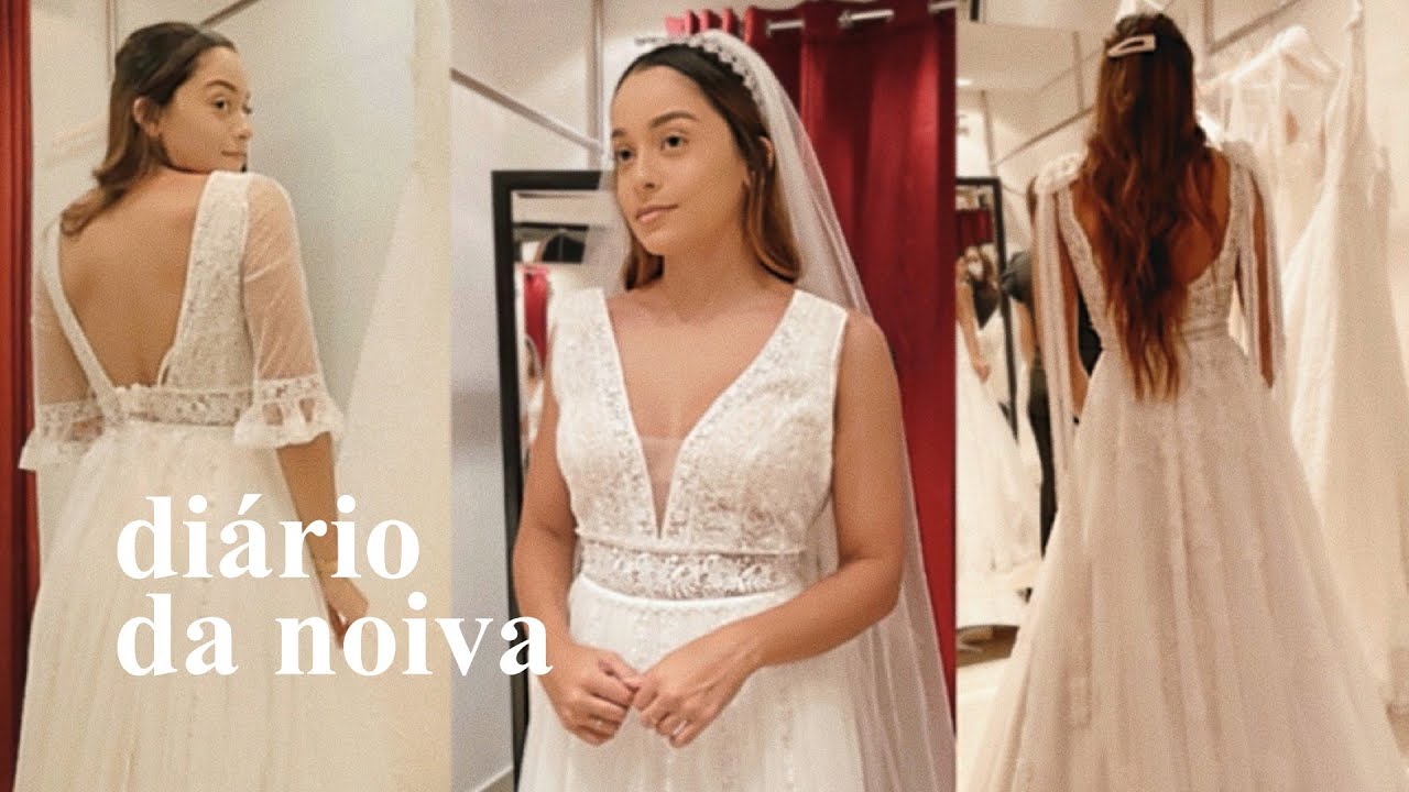 ESCOLHENDO MEU VESTIDO DE NOIVA!