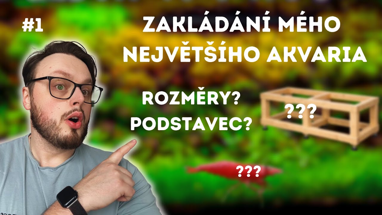 🐟 Největší akvárium, co jsem kdy stavěl!. 🐟 Základní propočty a problémy.