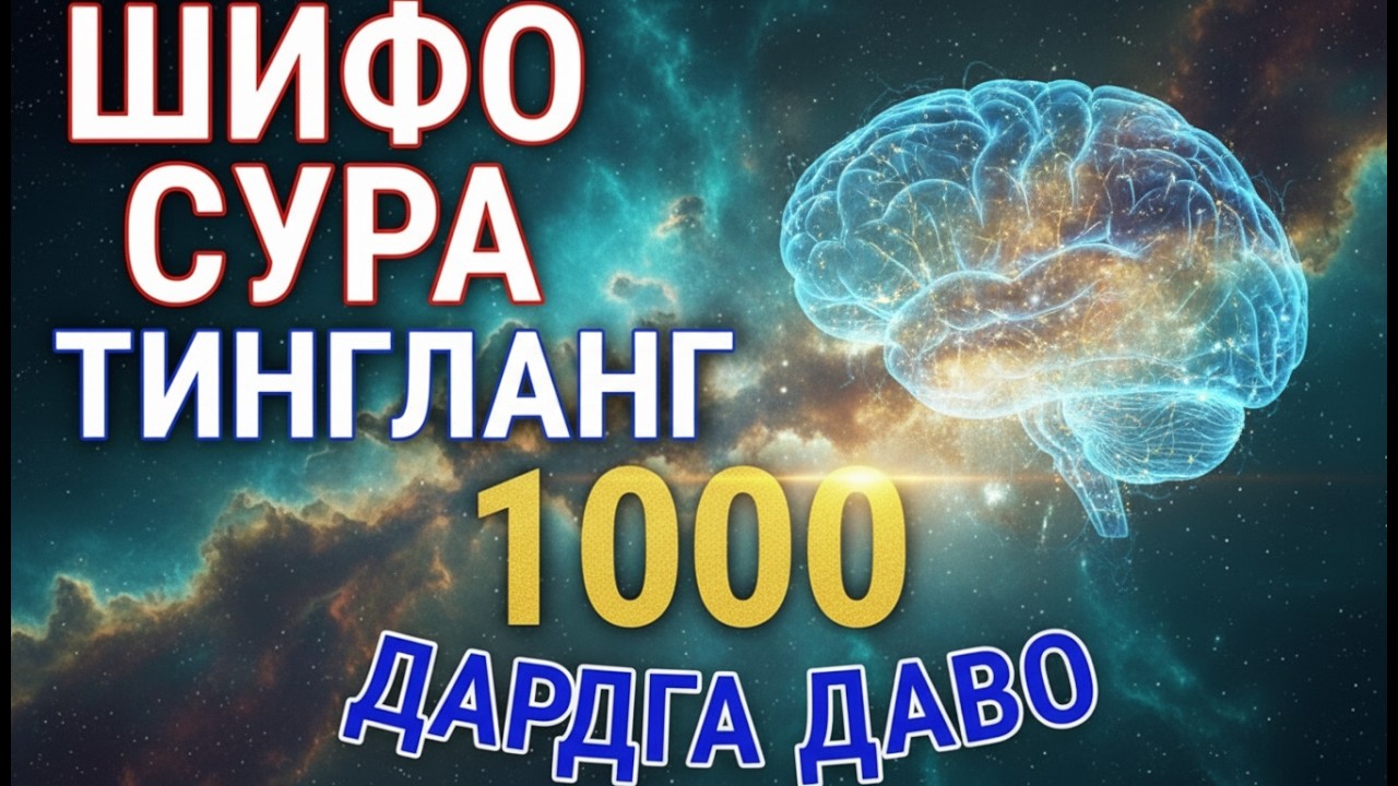 💎 Шифобахш Қуръон Муроттали — Соғлик ва Руҳий Тинчлик Учун Энг Зўр Суралар