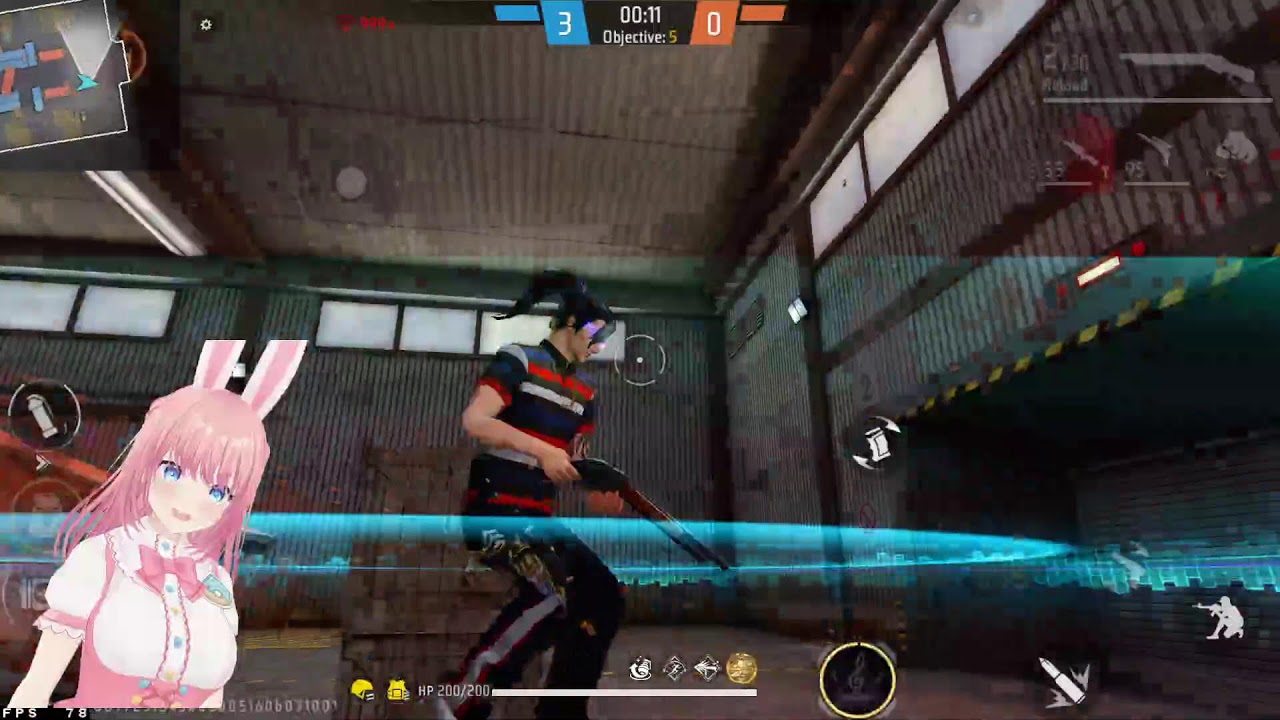 FreeFire Live 1V1 Test