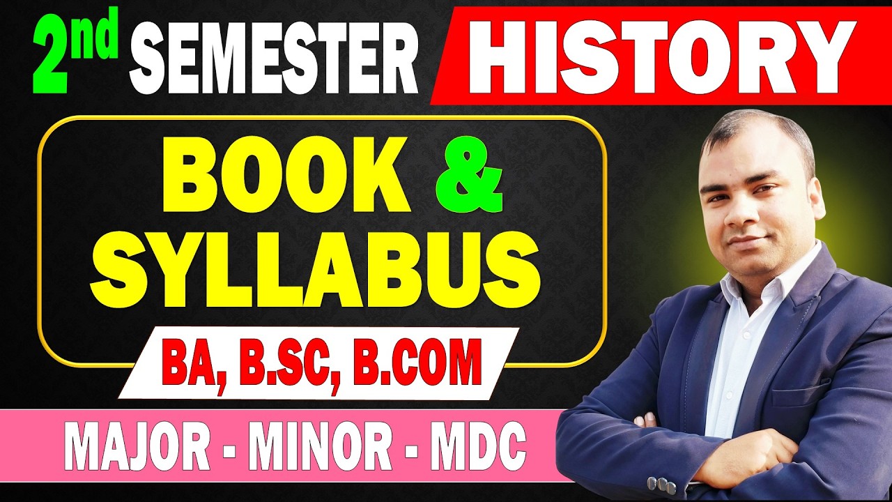 BA 2nd Semester History Syllabus | MJC MIC MDC | All Bihar Universities