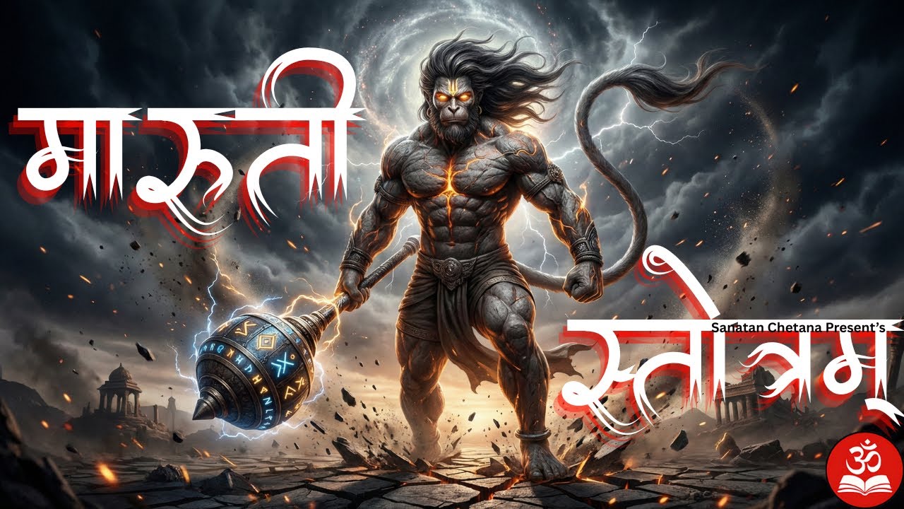 🚩 Maruti Stotra | मारुती स्तोत्र | Bhimarupi Maharudra | Powerful Mantra for Strength