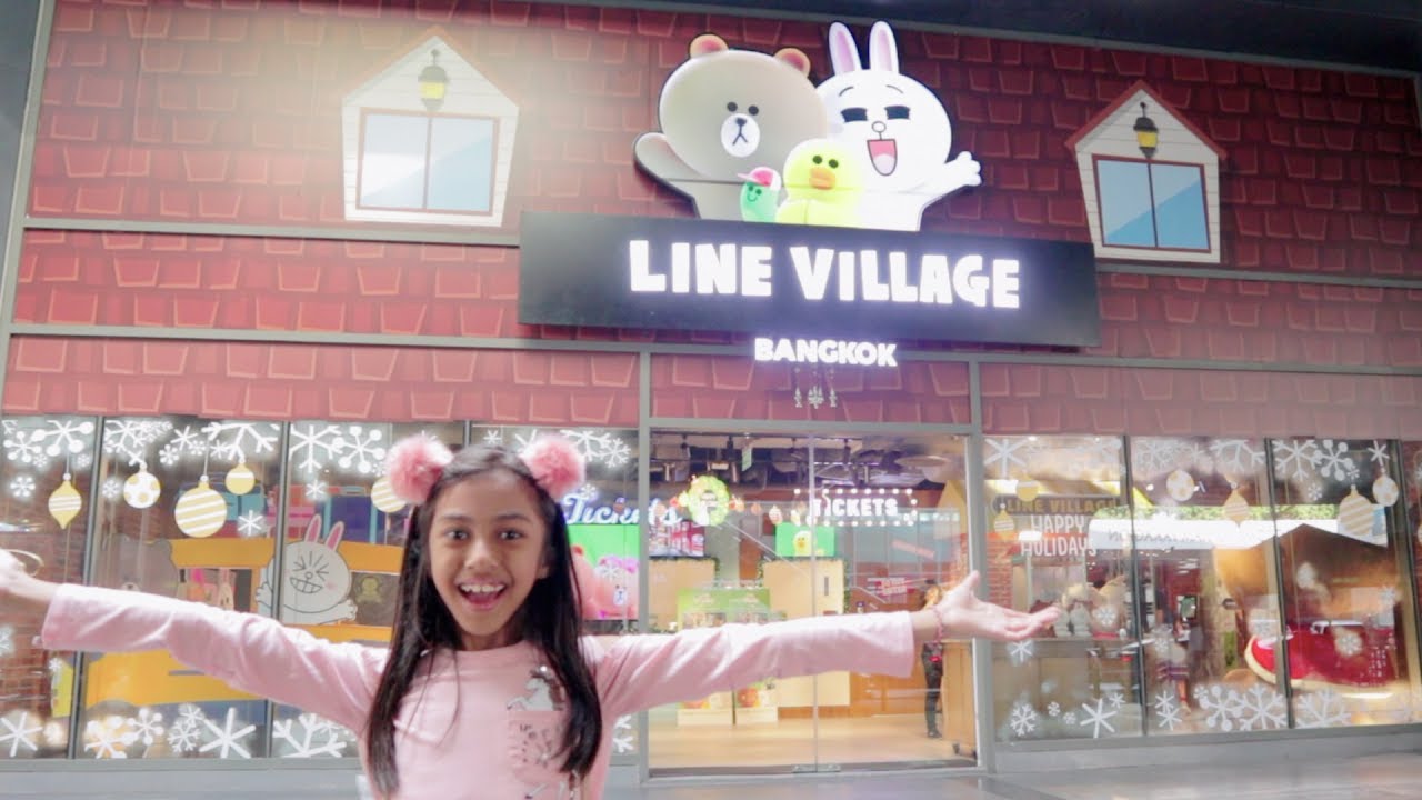 Vlog Nayfa Ke Line Village Bangkok #NayfaJalanJalan