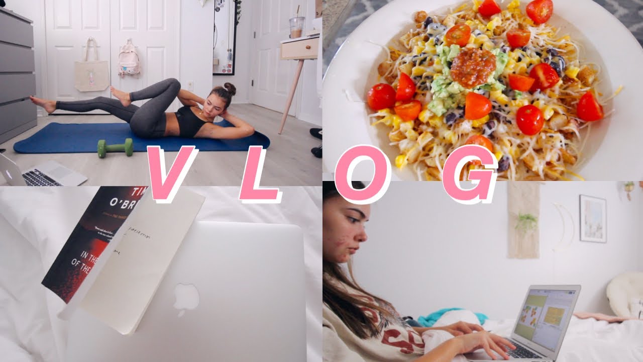 VLOG: working out, school, channel update & more