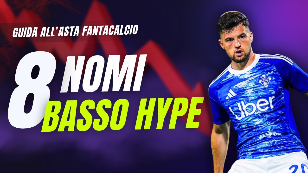 8 NOMI PER L'ASTA A BASSO HYPE | Consigli Asta Fantacalcio 2025/26