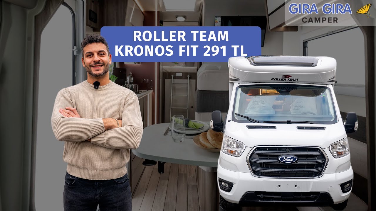 🚐 Roller Team Kronos Fit 291 TL: semintegrale compatto (5,99 m) con basculante | Ford 165 CV