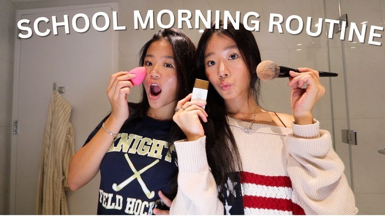 COPYING my little sister's SCHOOL MORNING ROUTINE!!!