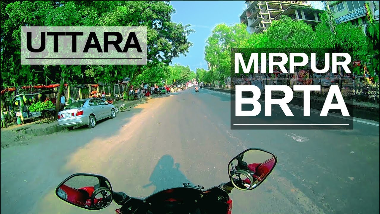 Mirpur BRTA | A morning ride to Mirpur BRTA for license renew | Uttara - Mirpur Vlog