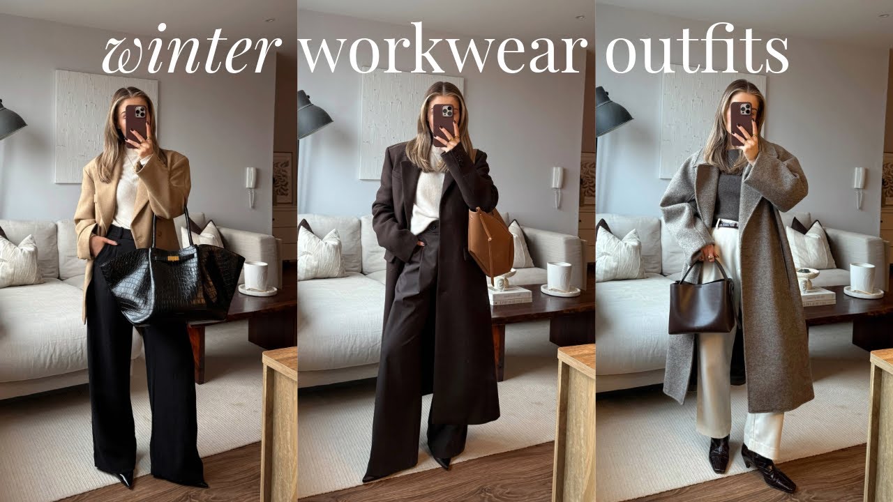 WINTER WORKWEAR OUTFIT IDEAS | CHIC LOOKS FOR THE OFFICE