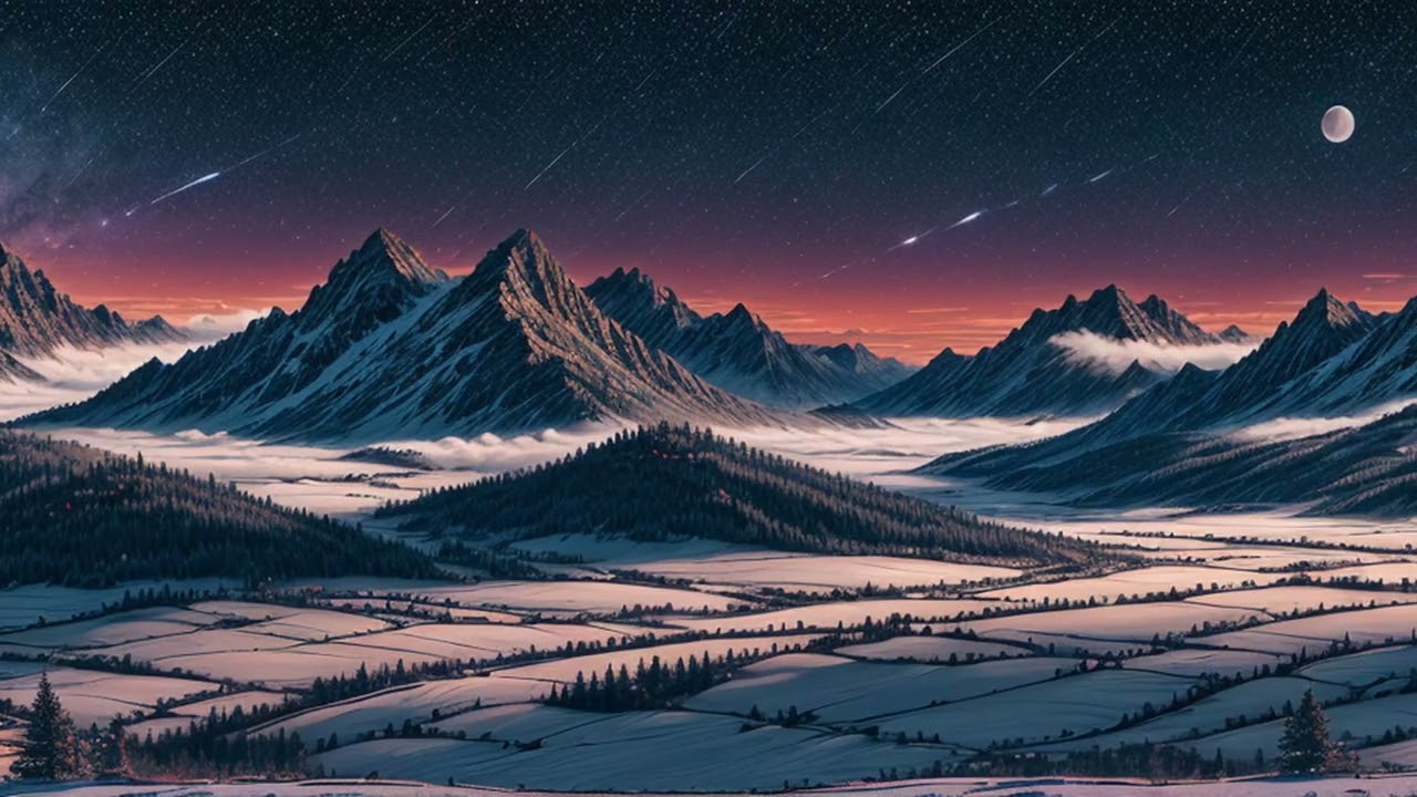 【リラックスBGM】Celestial Dreamscape: Whispers of Winter Night