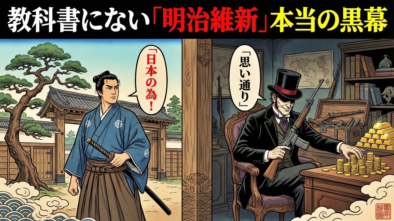 【閲覧注意】明治維新の「黒幕」は日本人ではなかった。教科書が書かない資金源と武器商人の闇