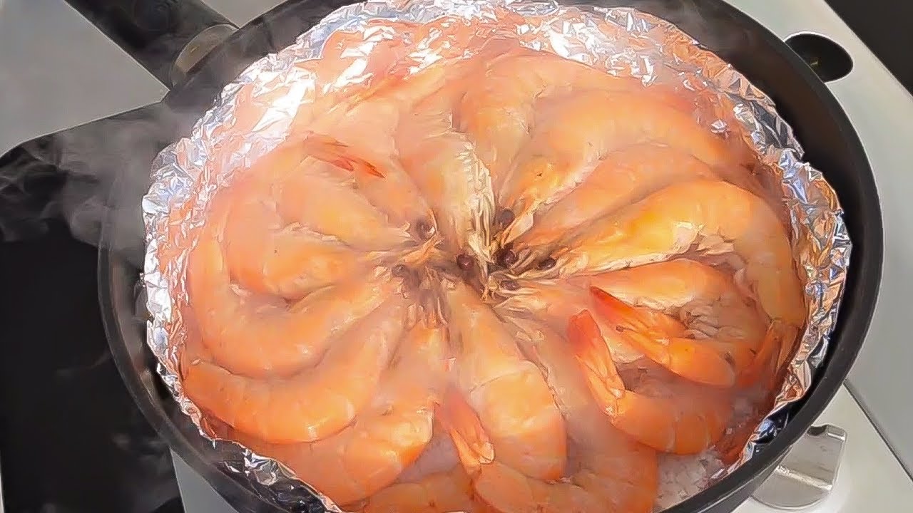 새우 소금구이 & 진짬뽕