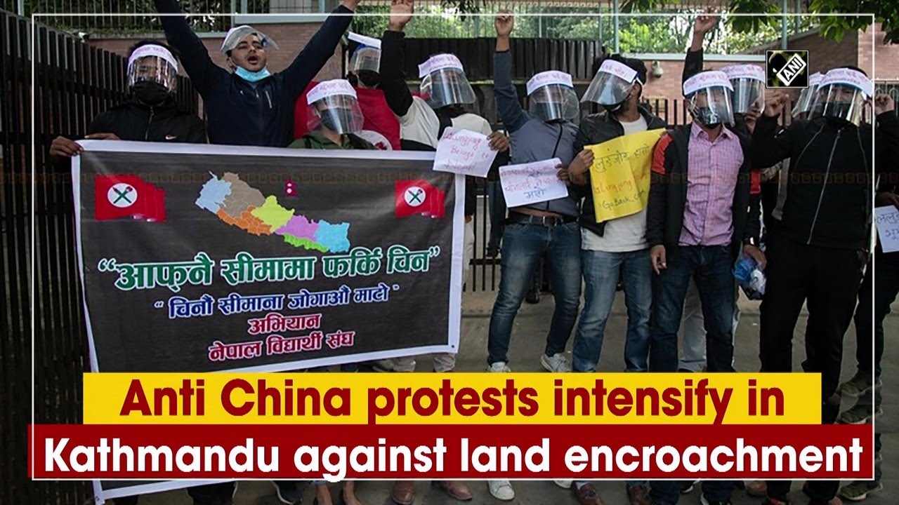 Anti China protests intensify in Kathmandu against land encroachment