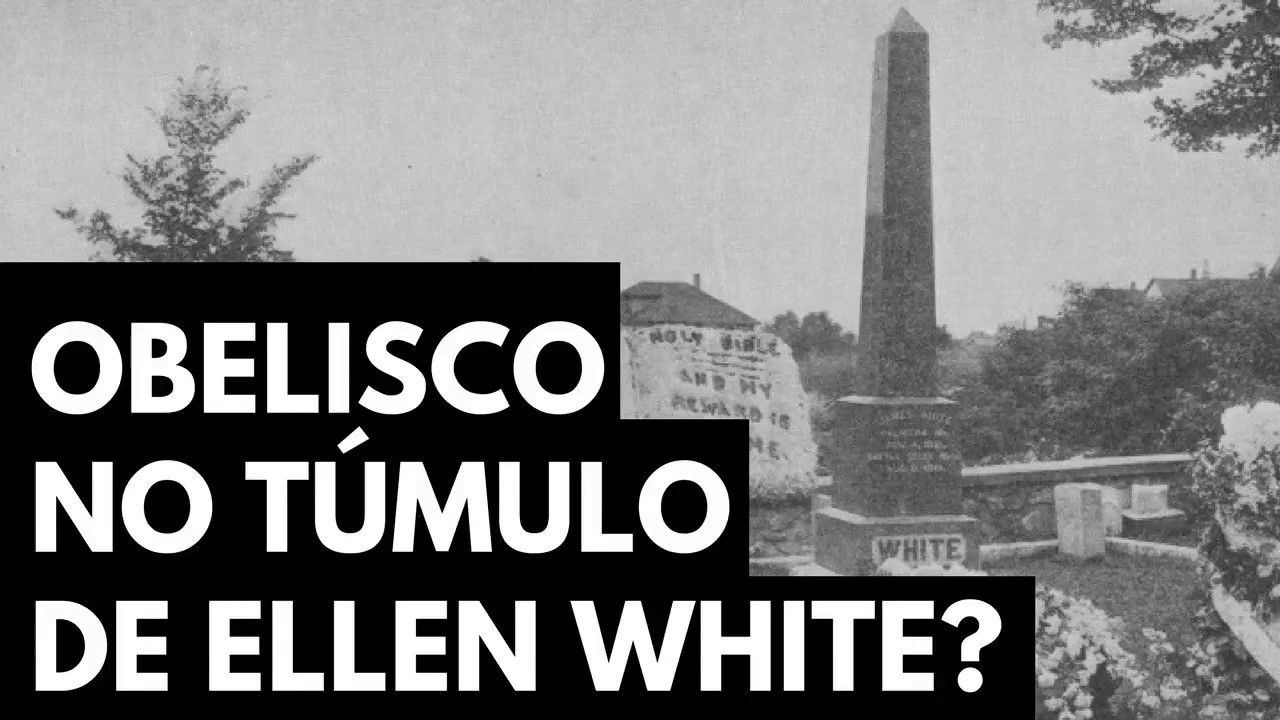 o obelisco no t&uacute;mulo de Ellen White - Leandro Quadros - IASD