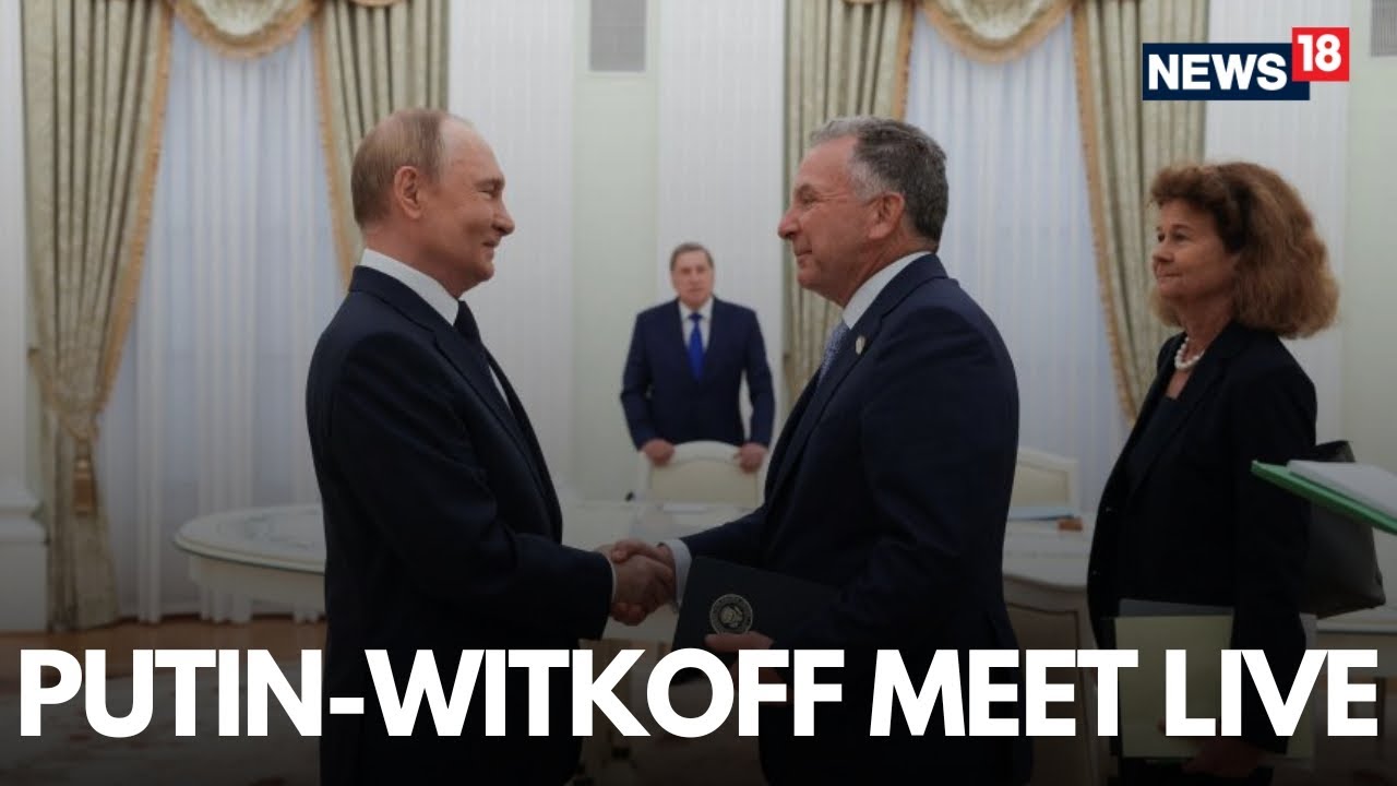 Trump Special Envoy, Witkoff To Meet With Vladimir Putin As Us Pushes To End War In Ukraine | LIVE