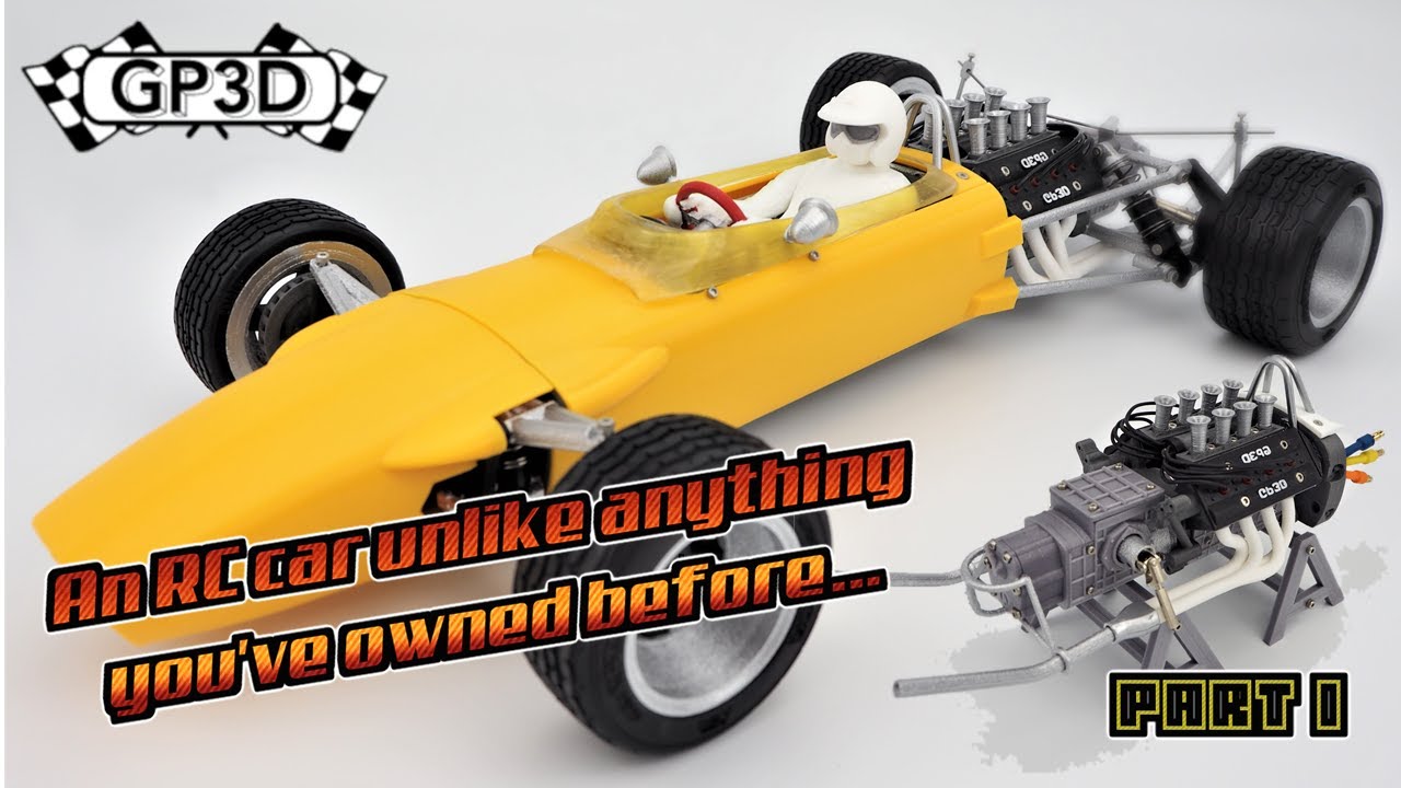 Grand Prix 3d Printed 60's F1 Car Build Part 1
