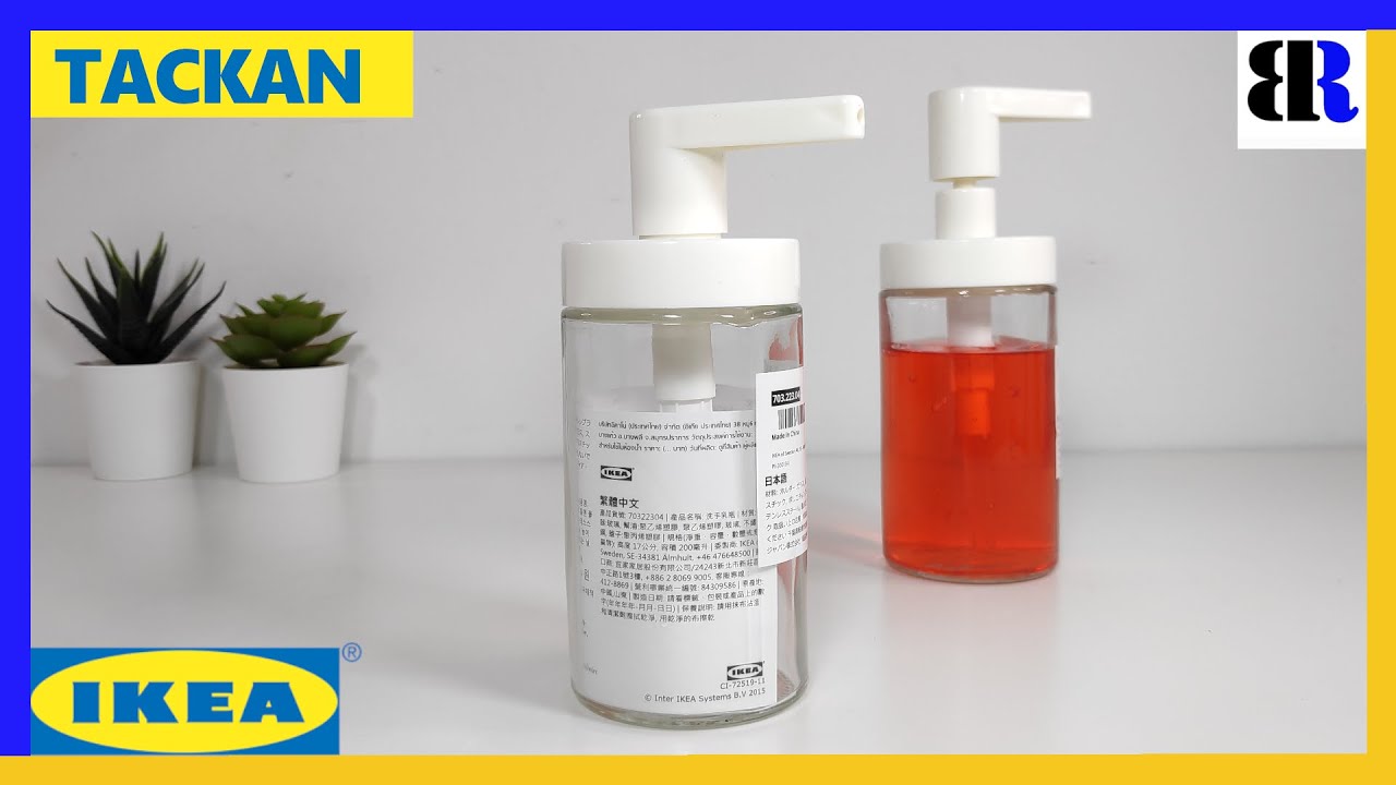 IKEA Soap Dispenser TACKAN | IKEA Unboxing | IKEA Soap Dispenser under $1