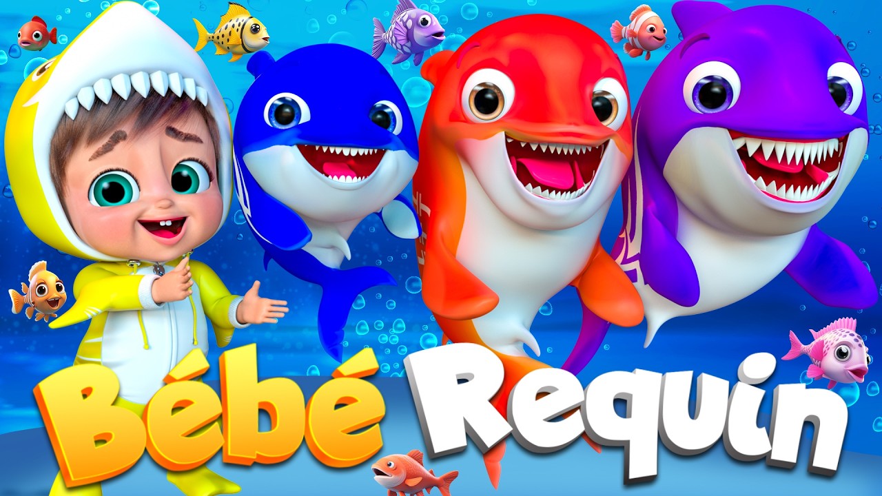 Plongeon avec Bébé Requin | Comptines Et Chansons | À Bébé Chanson @SuperLucaLEFrancais