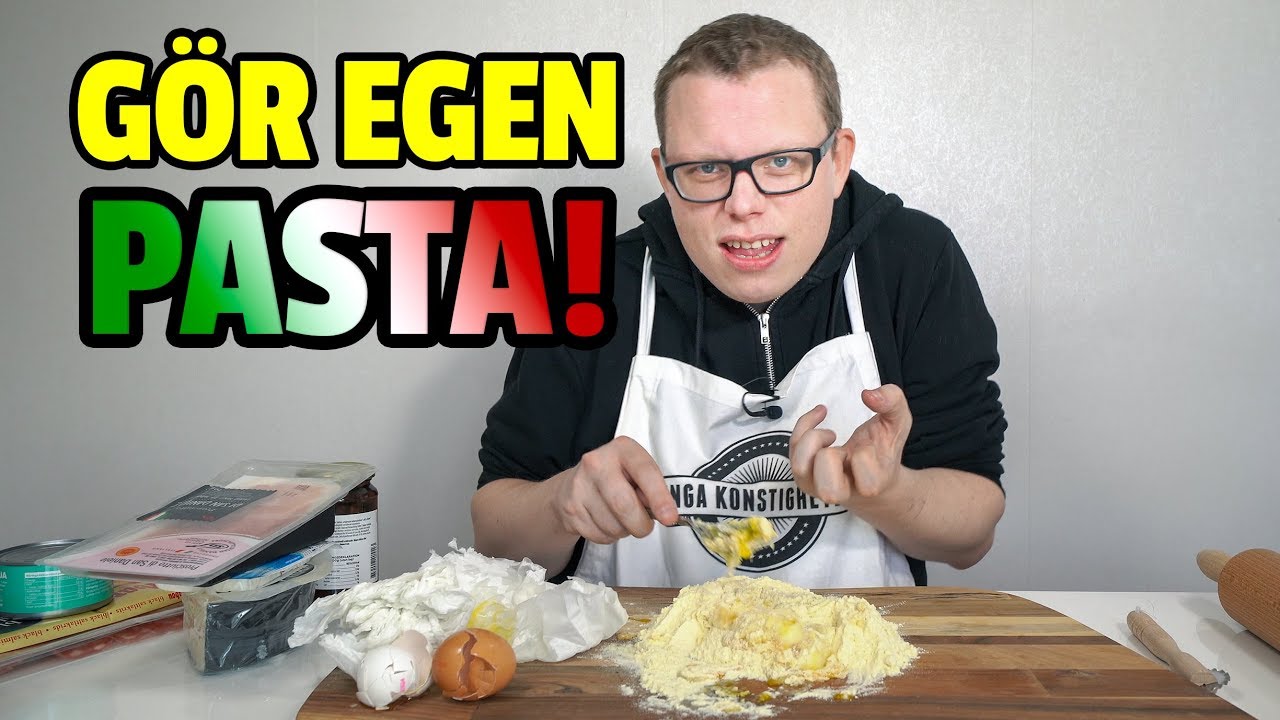 figgehn lagar egen pasta fr&aring;n grunden