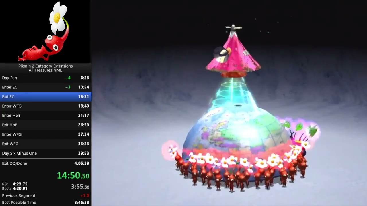 Pikmin 2 All Treasures (No Major Exploits) Speedrun in 4:02:40 (WR as of 9/18/22)