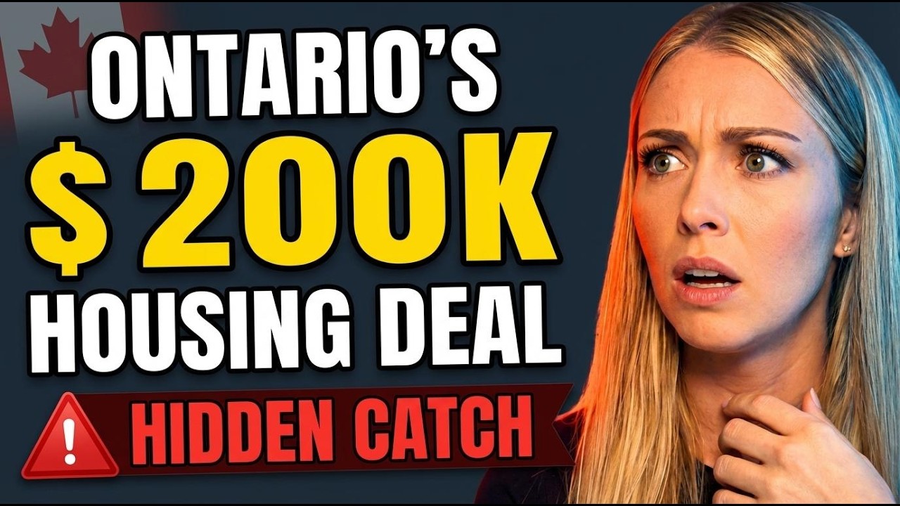 Ontario's $200K Housing Deal Has a Hidden Catch Nobody's Talking About