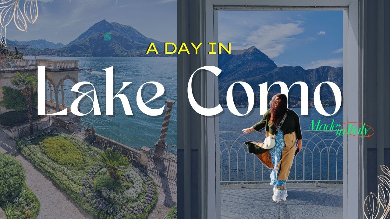 Lake Como in ONE Day! 🇮🇹 (Varenna + Bellagio Travel Guide)