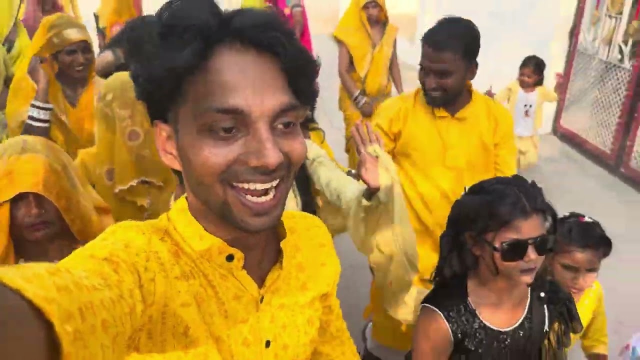 Day11/30 Mama ki Shaadi Haldi Rasam#dailyvlog #dailylife #youtubevlog #30dinchallenge #vlog 