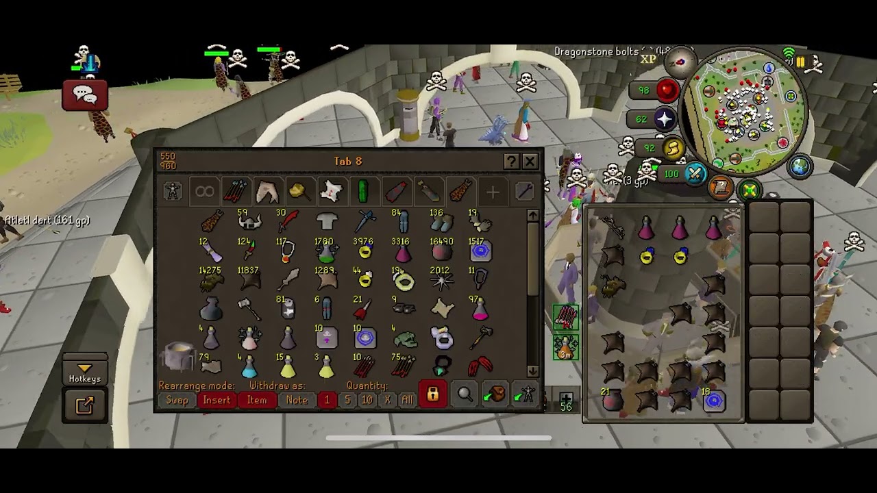 Lv 95 Max Voider Deadeye D-Bow – One-Shots You HAVE to See | OSRS PvP #pking #games #osrsmobile #pvp