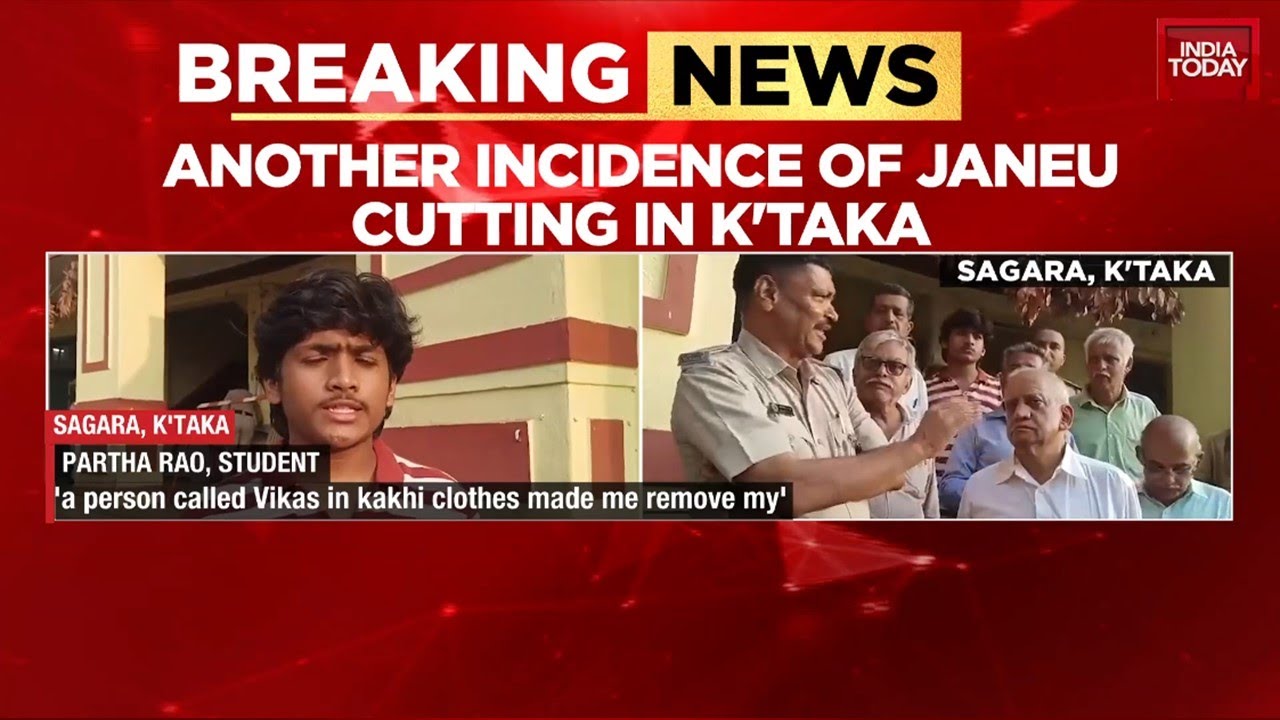 Fourth Janeu Cutting Incident In Karnataka | Brahmin Community Meets Cops | India Today