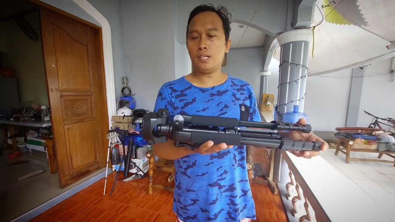 UnBoxing Tripod - BBME ST-666 for Smartohone DSLR - Aluminum Alloy Stand + Shutter